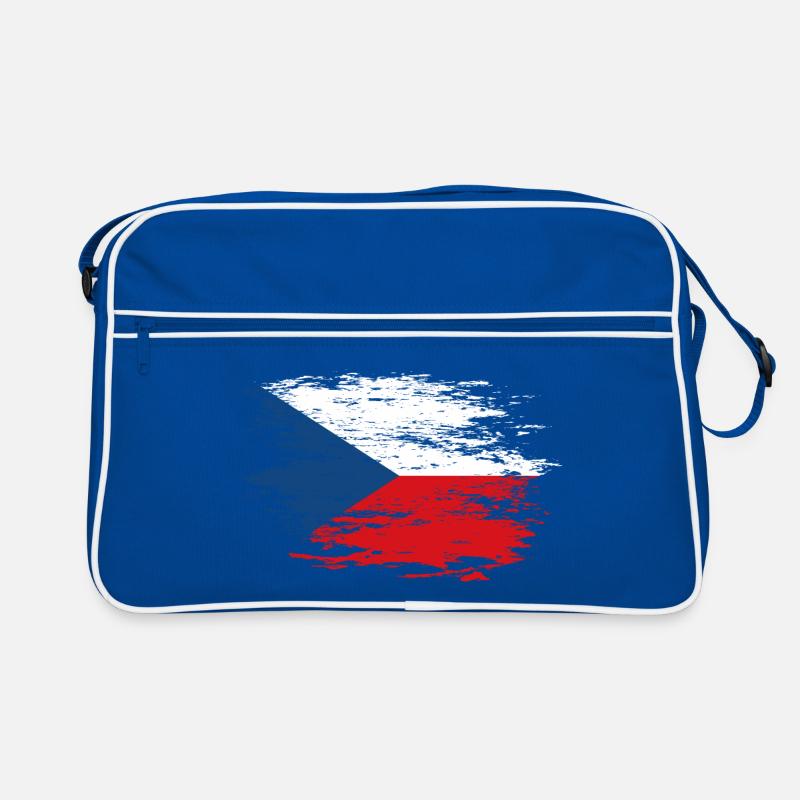 Drapeau de la République tchèque utilisé Sac Retro