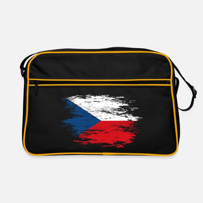 Drapeau de la République tchèque utilisé Sac Retro