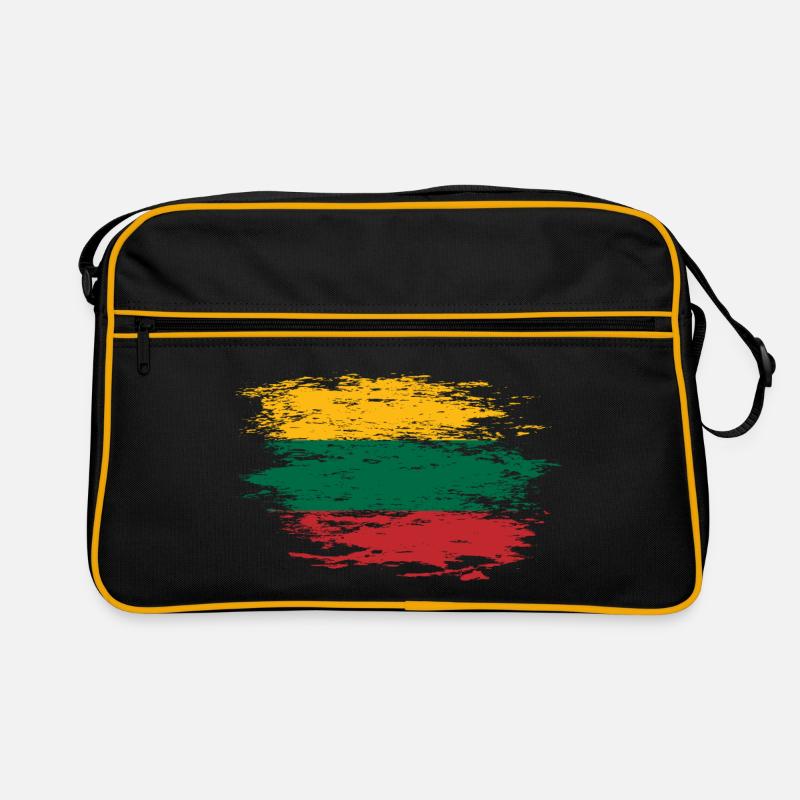 Drapeau de la Lituanie utilisé Sac Retro