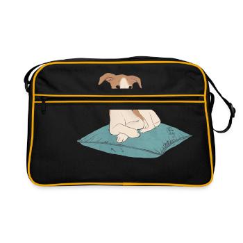 chien.png - Sac Retro - noir/or - Devant