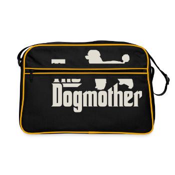 Le Dogmother - caniche caniche caniche - Sac Retro - noir/or - Devant