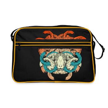 Khnum - Retro Bag - black/gold - Front