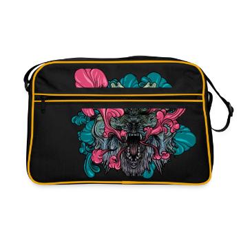 Dragon - Sac Retro - noir/or - Devant