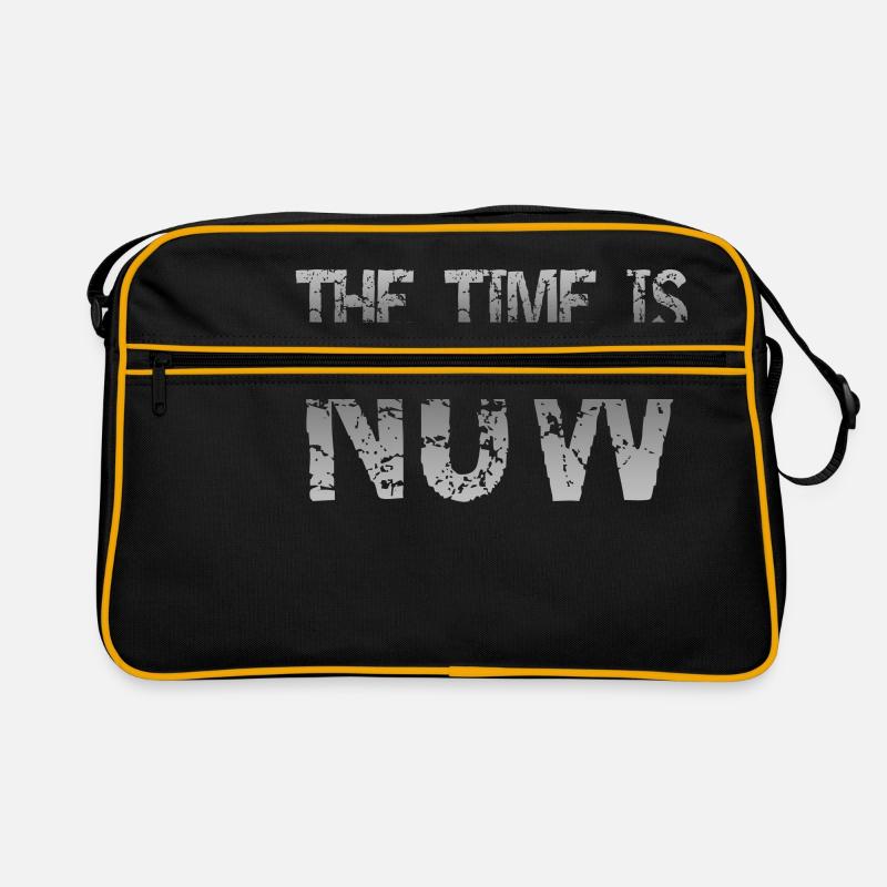 time is now Retro Tasche