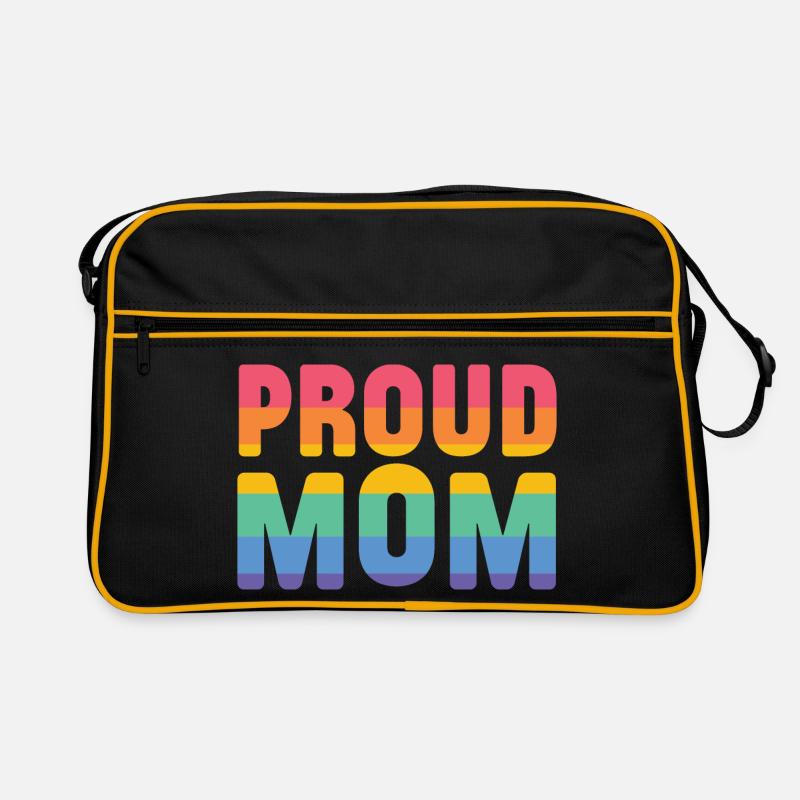 LGBT Pride Month - Stolze Mutter Retro Tasche