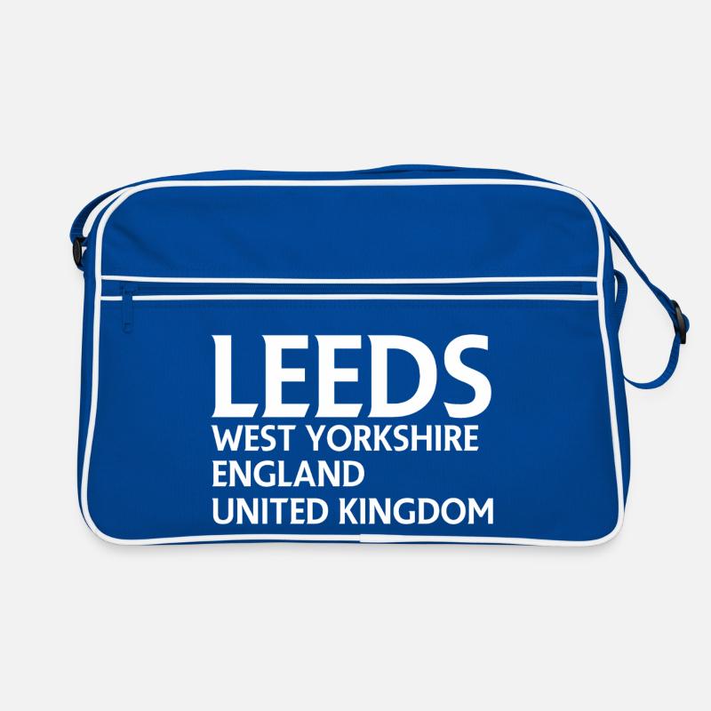 Leeds – England Liedtextdesign Retro Tasche