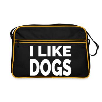 canine - Sac Retro - noir/or - Devant