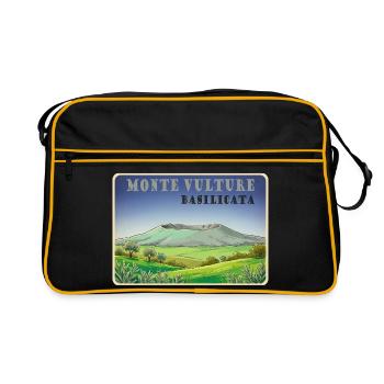 Monte Vulture - Retro Bag - black/gold - Front
