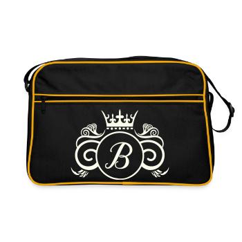 Monogramme Royal B - Sac Retro - noir/or - Devant