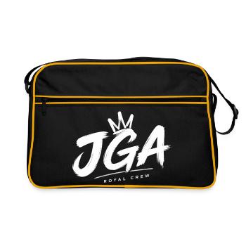 JGA Royal Crew Shirt - Retro Tasche - Schwarz/Gold - Vorne