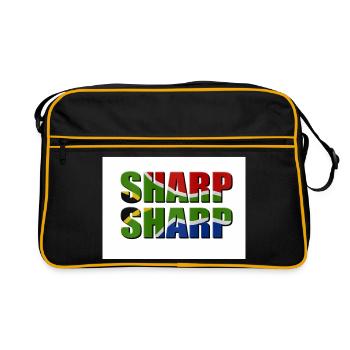 Aiguë dièsé - Sac Retro - noir/or - Devant