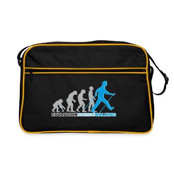Evolution, marche nordique, marche, randonnée - Sac Retro - noir/or - Devant