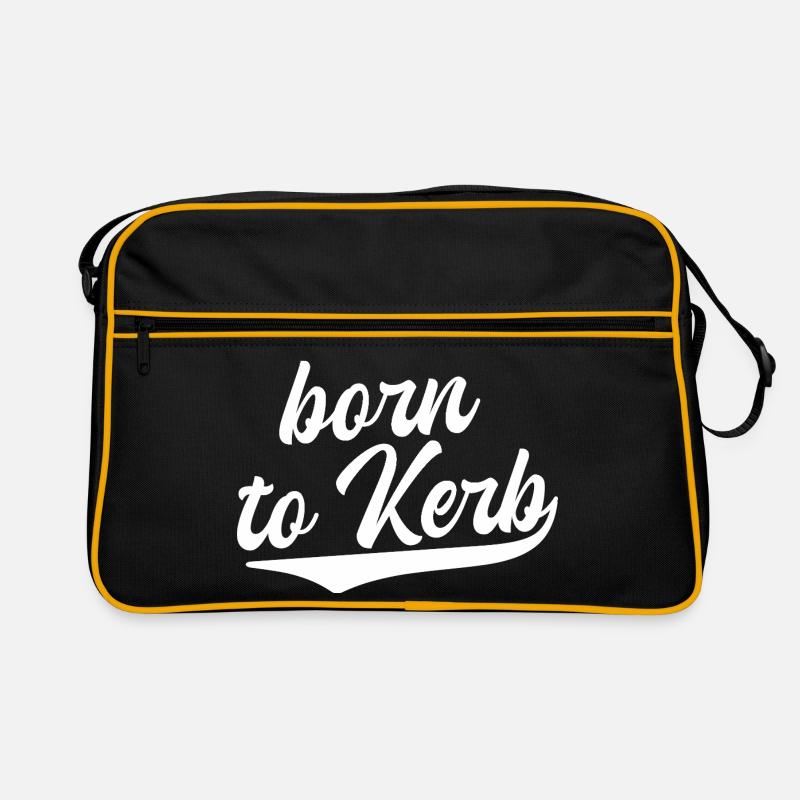 Born to Kerb / Kirchweih  Retro Tasche
