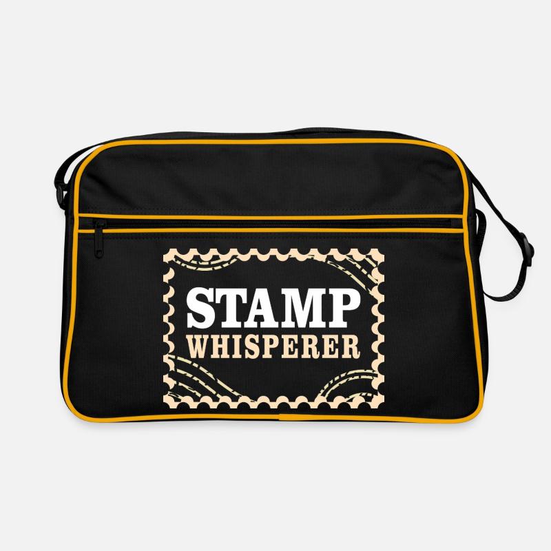 Stamps Philatelist Stamp Collection Retro Bag