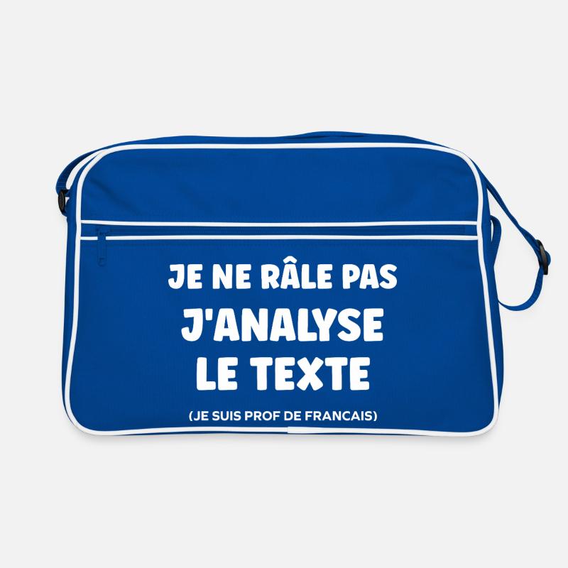 Prof de Français Sac Retro