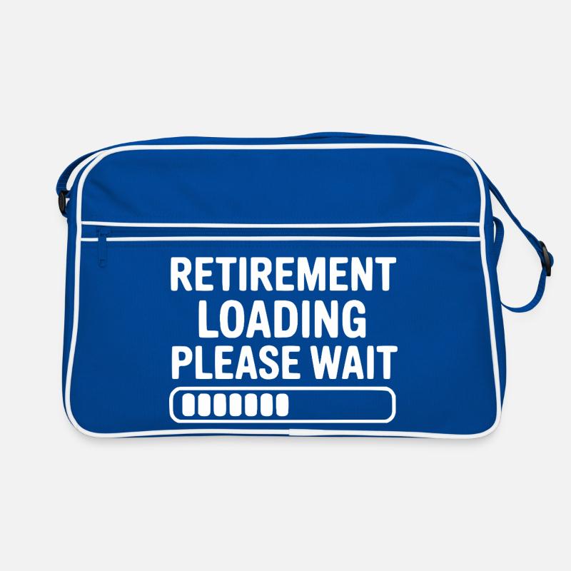 Retirement Loading Please Wait Retro Bag