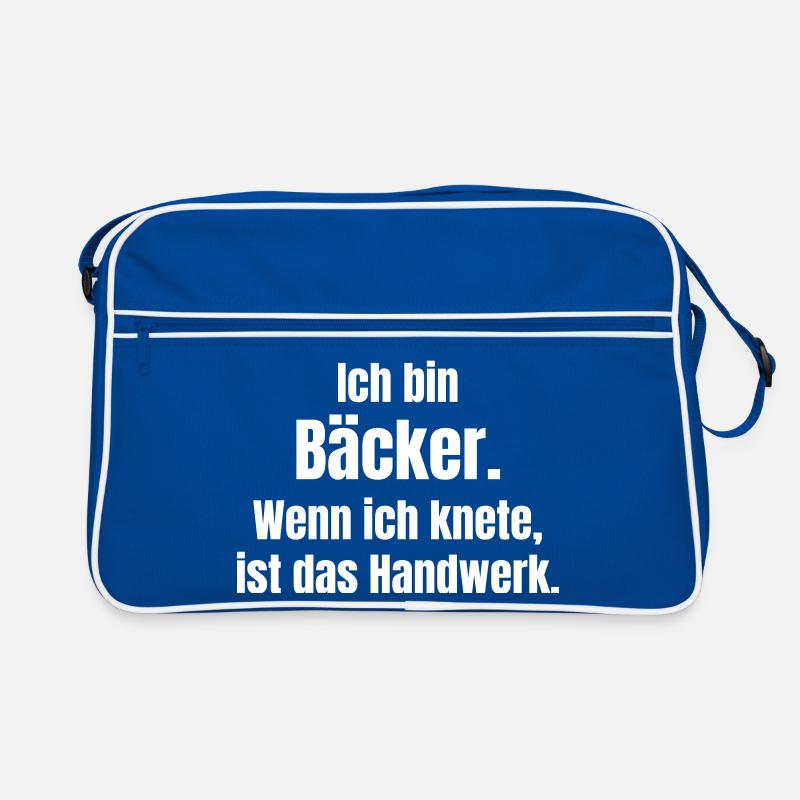 Bäcker: Knettechnik als Handwerk Retro Tasche