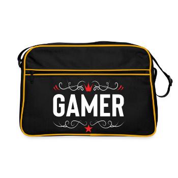 Profession de joueur - Sac Retro - noir/or - Devant