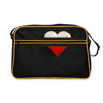 bloodsucker - Retro Bag - black/gold - Front