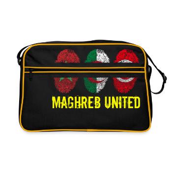 MAGHREB UNITED المغرب - Sac Retro - noir/or - Devant