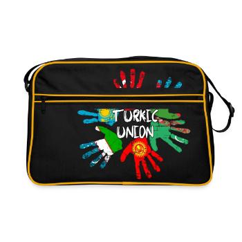 Turkic Union - Sac Retro - noir/or - Devant