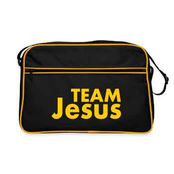 Team jesus - Sac Retro - noir/or - Devant
