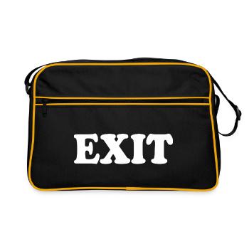Exit - Retro Bag - black/gold - Front