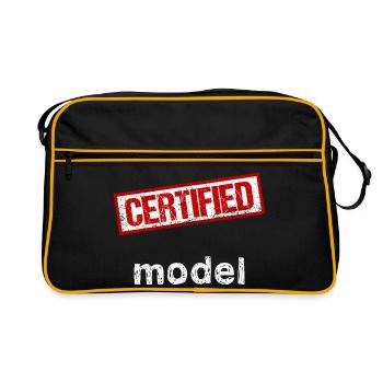 Model - Retro Bag - black/gold - Front