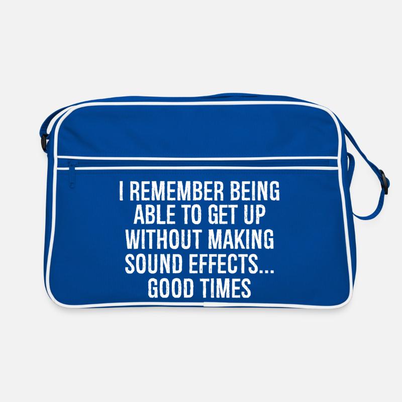 I remember being able get up without making sound Retro Bag