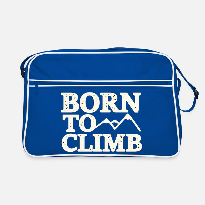 mountain range hiker Retro Bag