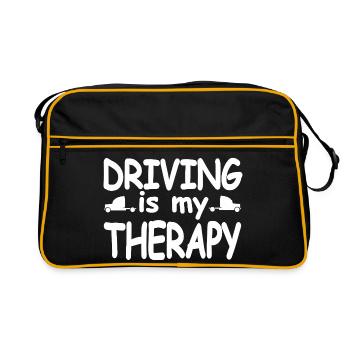 Truck - Retro Tasche - Schwarz/Gold - Vorne