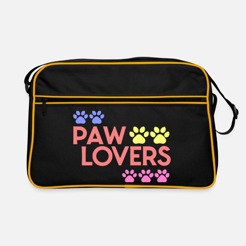 Rainbow Paw Lovers Retro Bag