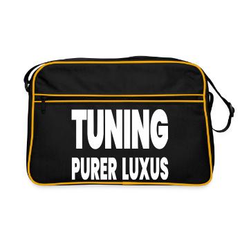 tuning - Retro Bag - black/gold - Front