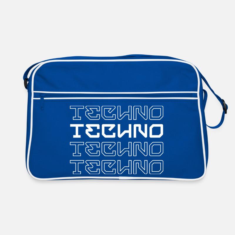 Conception de logo en typographie techno-moderne Sac Retro