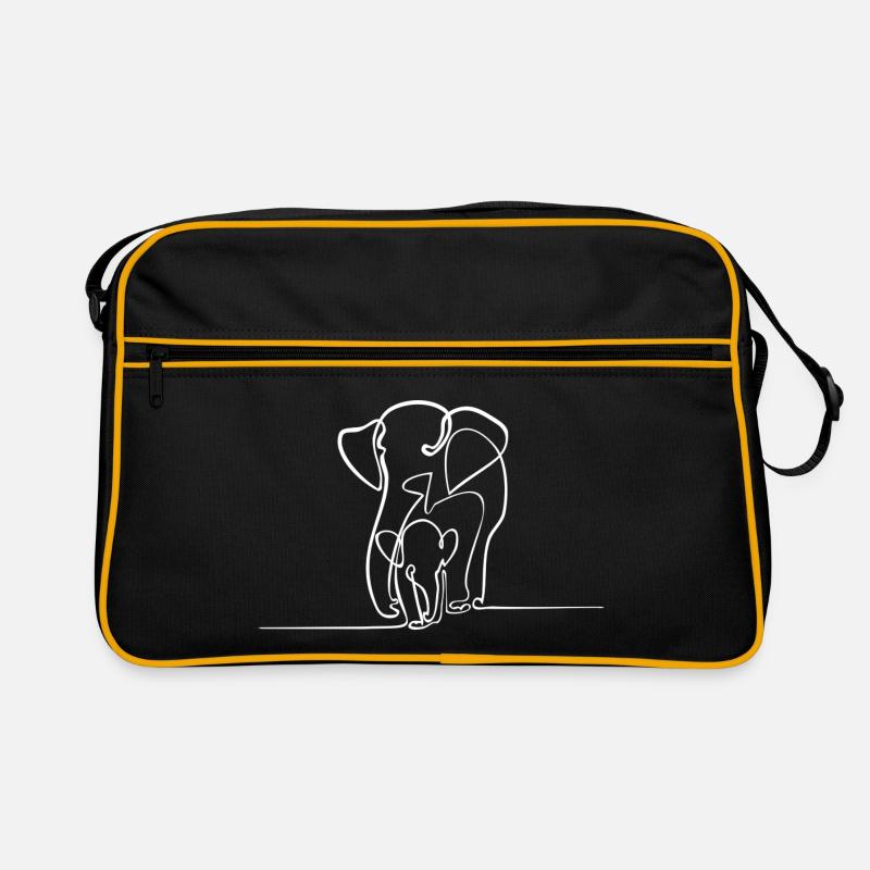 Elefanten Retro Tasche