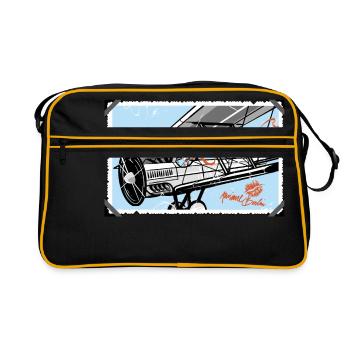 double decker - Retro Bag - black/gold - Front
