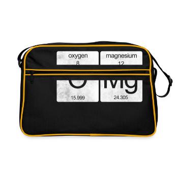 OMG periodic table - Retro Bag - black/gold - Front