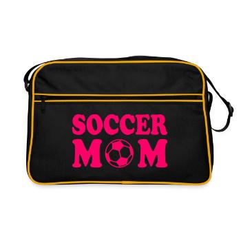 Soccer mom - Sac Retro - noir/or - Devant