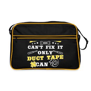Ruban adhésif ruban adhésif Papa bricolage amateur - Sac Retro - noir/or - Devant