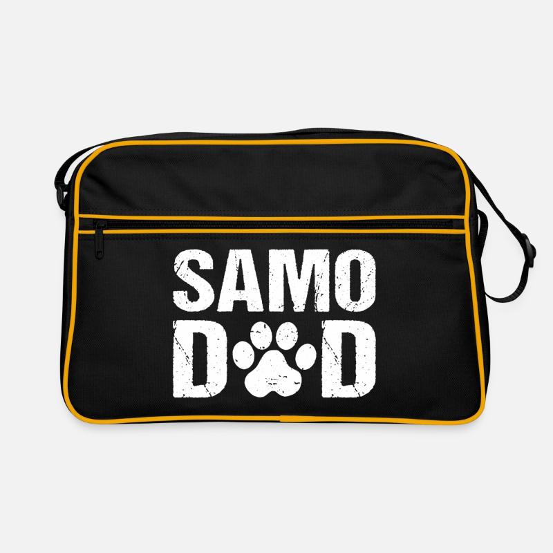 Samo Dad Samoyed Dogs Retro Bag