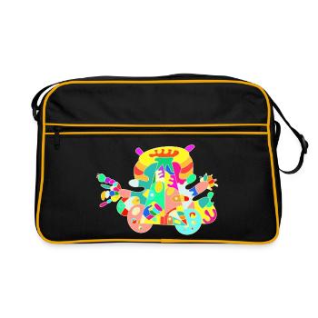 Libre d’être moi - Sac Retro - noir/or - Devant
