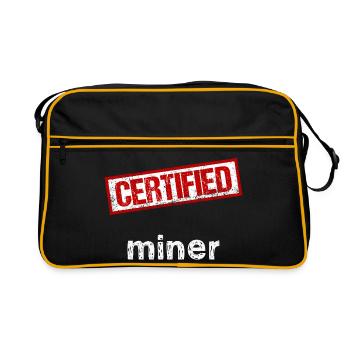 Mineur - Sac Retro - noir/or - Devant