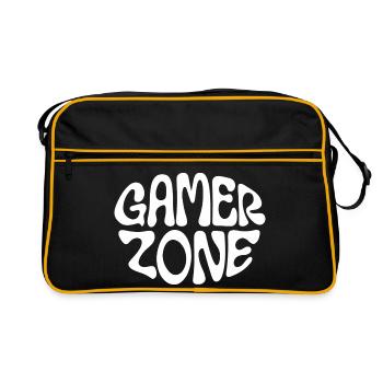 GAMER ZONE - Retro Bag - black/gold - Front