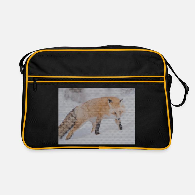 renard géométrique Sac Retro