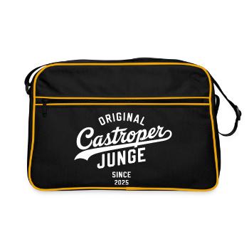 Real Castroper Hoodie Shirt Mug Romper - Retro Bag - black/gold - Front