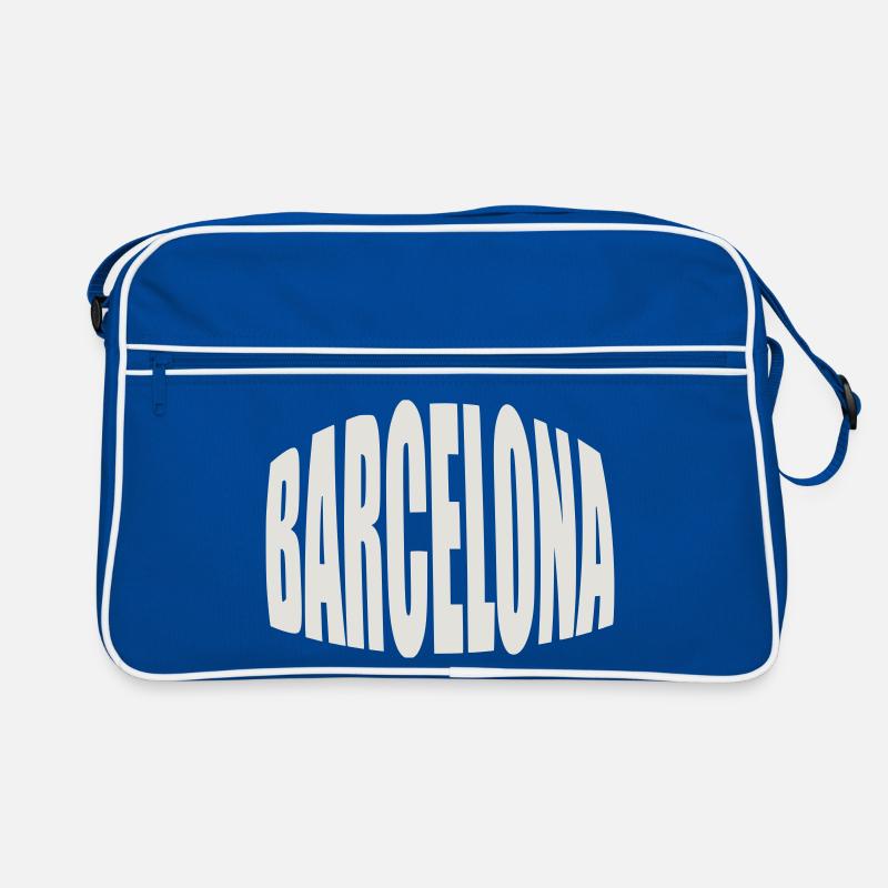 Barcelona Large Logo Retro Bag