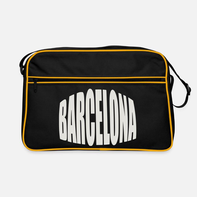 Barcelona Large Logo Retro Bag