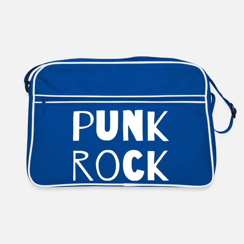 Typographie Punk Rock Bold Sac Retro
