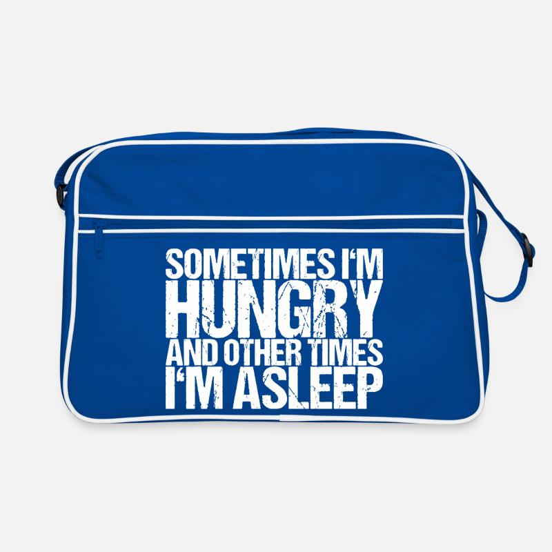 Affamé ou en train de rêver : citation audacieuse Sac Retro
