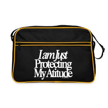 Guard My Peace - Retro Tasche - Schwarz/Gold - Vorne
